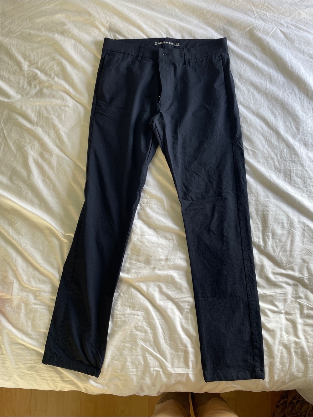 Western rise navy blue chino 33